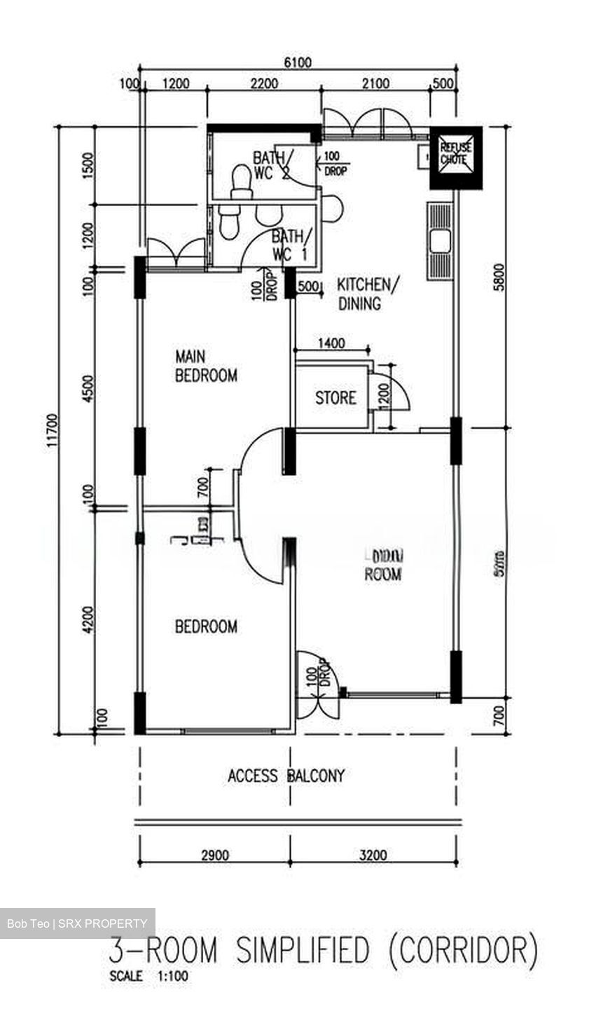 Blk 110 Bishan View (Bishan), HDB 3 Rooms #574105501